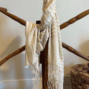 Beige Lightweight Scarf